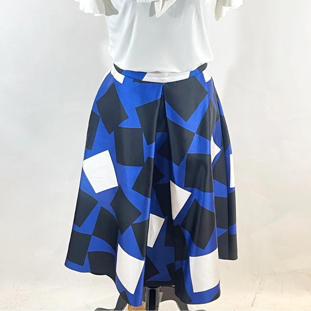 Lane Bryant Geometric A-Line Skirt - Picture 3 of 12